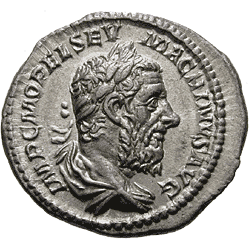MACRINUS 217-218 n.Chr. Denar, 217-218 n.Chr., Römische Münzen der Kaiserzeit (Vorderseite)