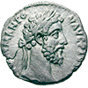 DIVUS COMMOSUS Denar 195 n.Chr., Römische Münzen der Kaiserzeit (Vorderseite)