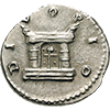 DIVUS ANTONINUS PIUS 138-161 n.Chr. CONSECRATIO Denar, geprägt unter Marcus Aurelius,161 n.Chr., Römische Münzen der Kaiserzeit (Rückseite)