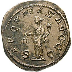 PHILIPPUS I ARABS 244-249 n.Chr. Sesterz, 244-249 n.Chr., Römische Münzen der Kaiserzeit (Rückseite)
