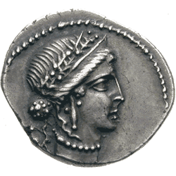 C. IULIUS CAESAR Denarius, military mint moving with Caesar, 48-47 bc. , Roman Republican Coinage (Front side)